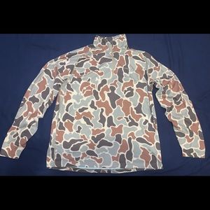 Retro Duck Woodland Camo Orvis Zip Pullover 70534